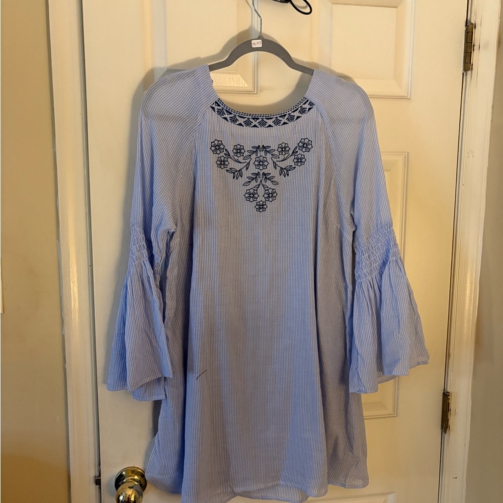 Boho Hayden LA Bell Sleeve Dress M